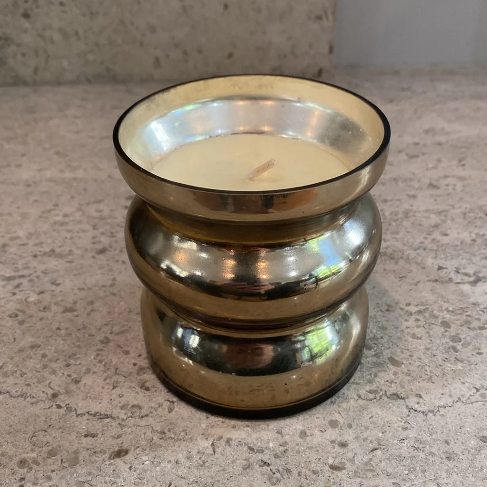 West Elm Glass Candle